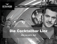 Tablet Screenshot of cocktailbarlinz.at